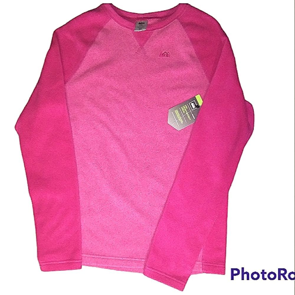 New REI Fleece Pullover Top Shirt Jacket Girls XL 18 NWT